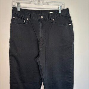 LEVI'S 512 Slim Fit Jean Womens 12 Red Tab Black Stretch
